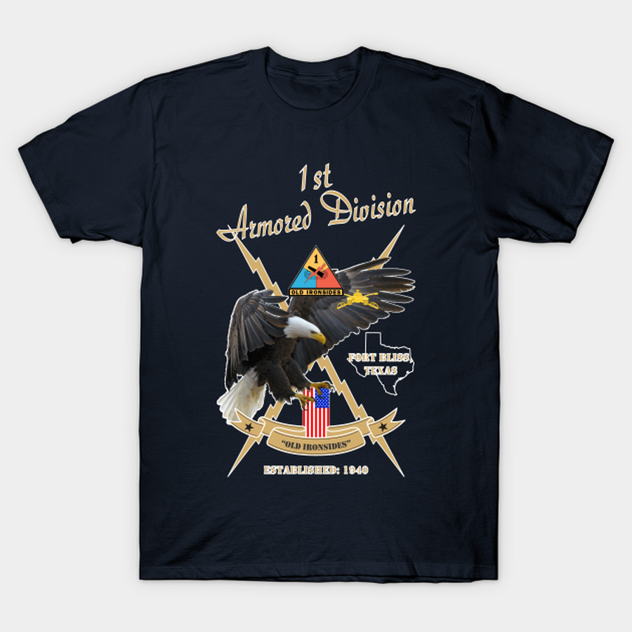 1ST ARMORED DIVISION "BLISS BASED" (DARK TEE SHIRT) T-shirt, Hoodie, SweatShirt, Long Sleeve.png