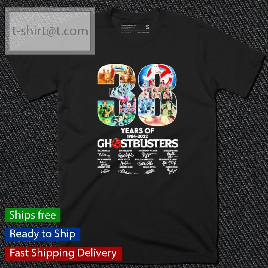 38 Years Of Ghostbusters 1984-2022 Signatures Shirt