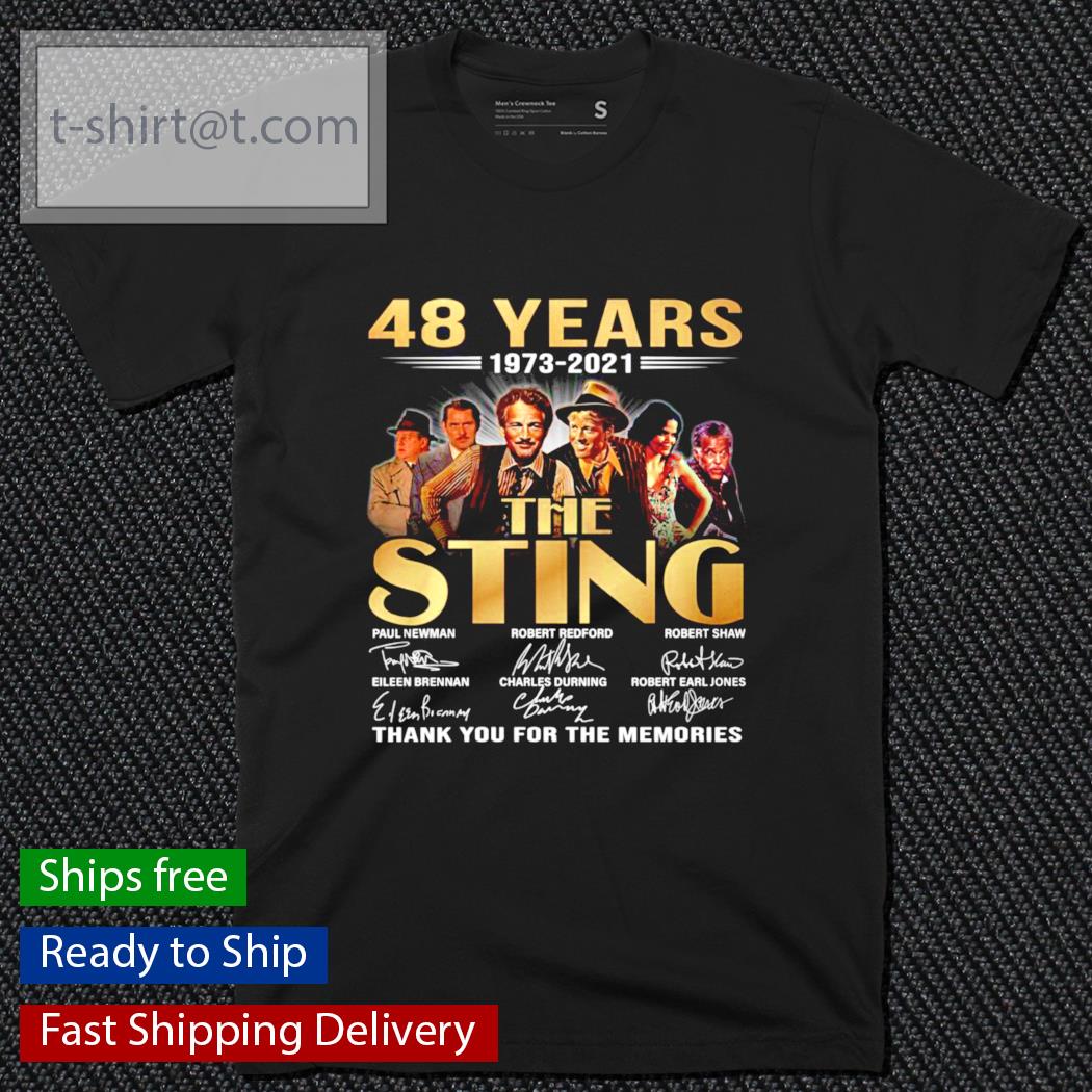 48 years 1973-2021 The Sting signatures shirt