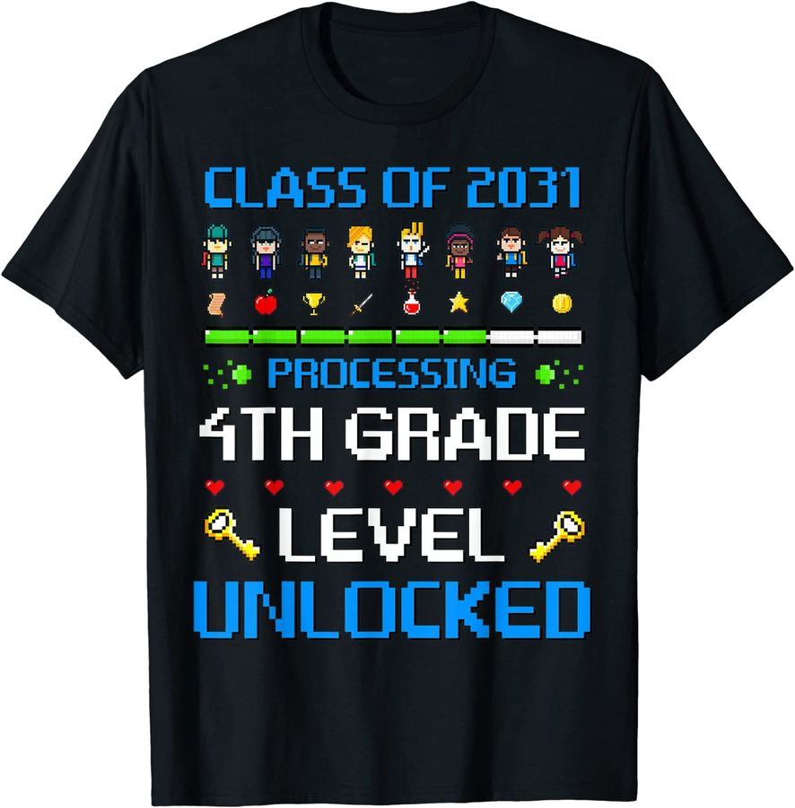 4th Grade First Day of School Class of 2031 Video Games