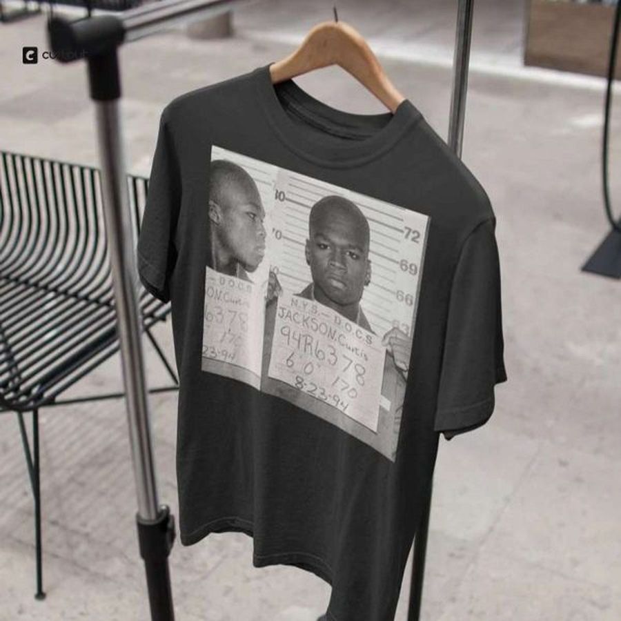 50 Cent Mugshot Rapper T-Shirt