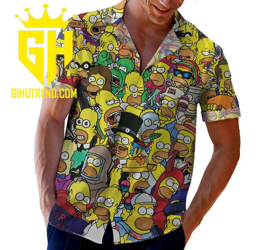 50 Shades of D’OH! Character The Simpsons Hawaiian Shirt And Shorts
