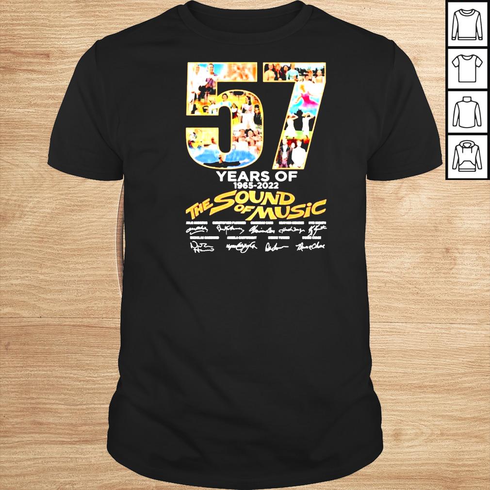 57 Years Of The Sound Of Music 19652022 Signatures Shirt