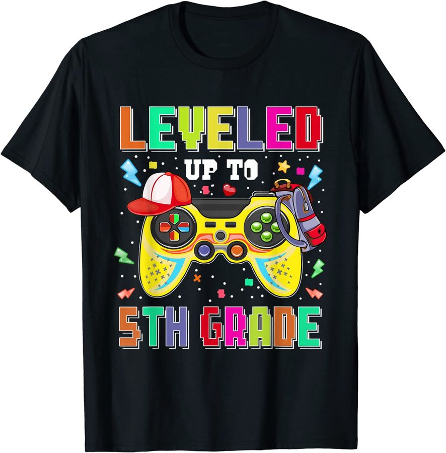 5th Grade Gamer First Day of Fifth Grade Boys Back To School