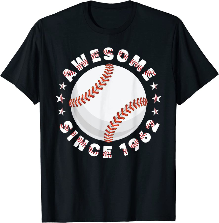 60th Birthday Awesome Since 1962 60 Years Old Baseball_1