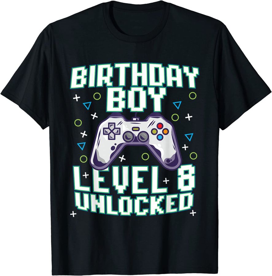 8th Birthday Boy Video Gamer Gaming 8 Years Old Bday_1