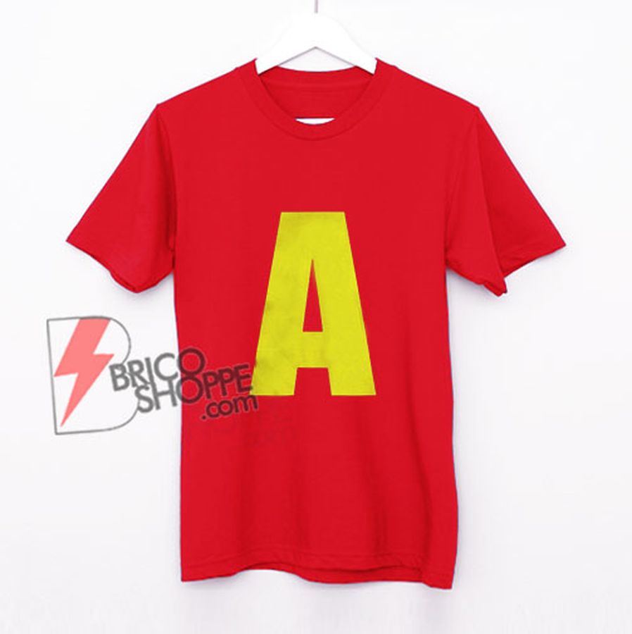 A Letter Alvin Chipmunks T-Shirt – Funny Shirt On Sale