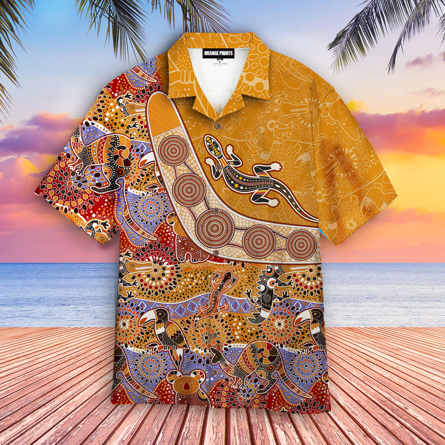 Aboriginal Style Aloha Hawaiian Shirt.png