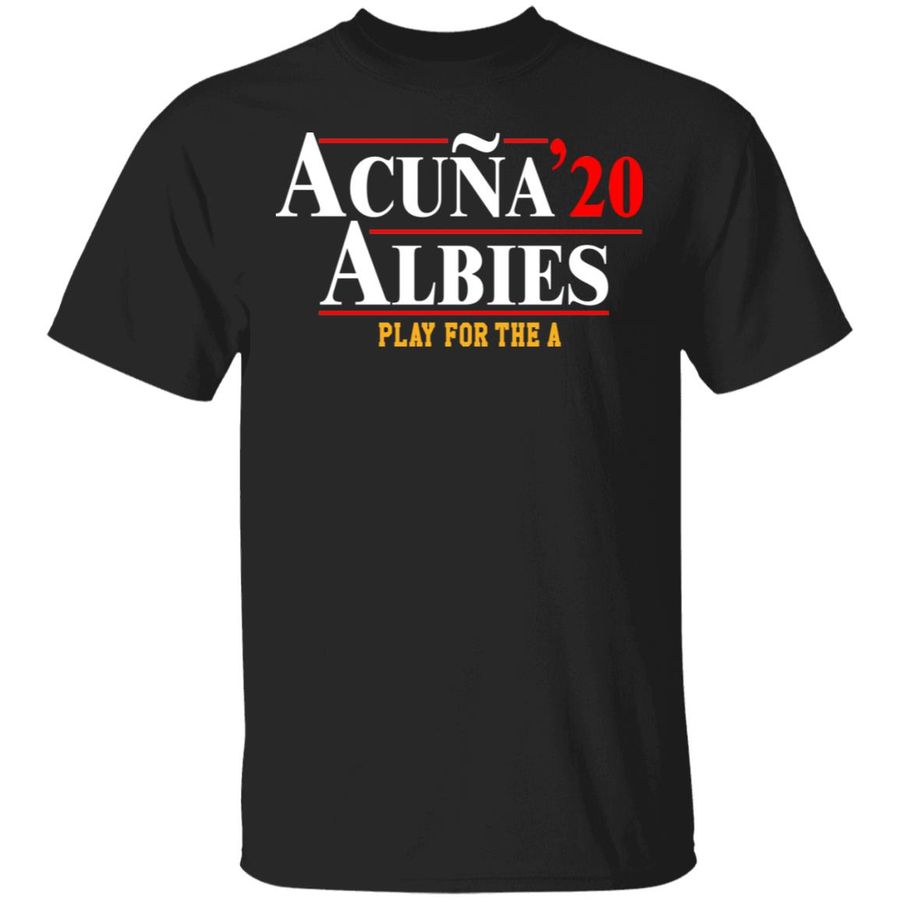 Acuna Albies 2020 play for the a shirt