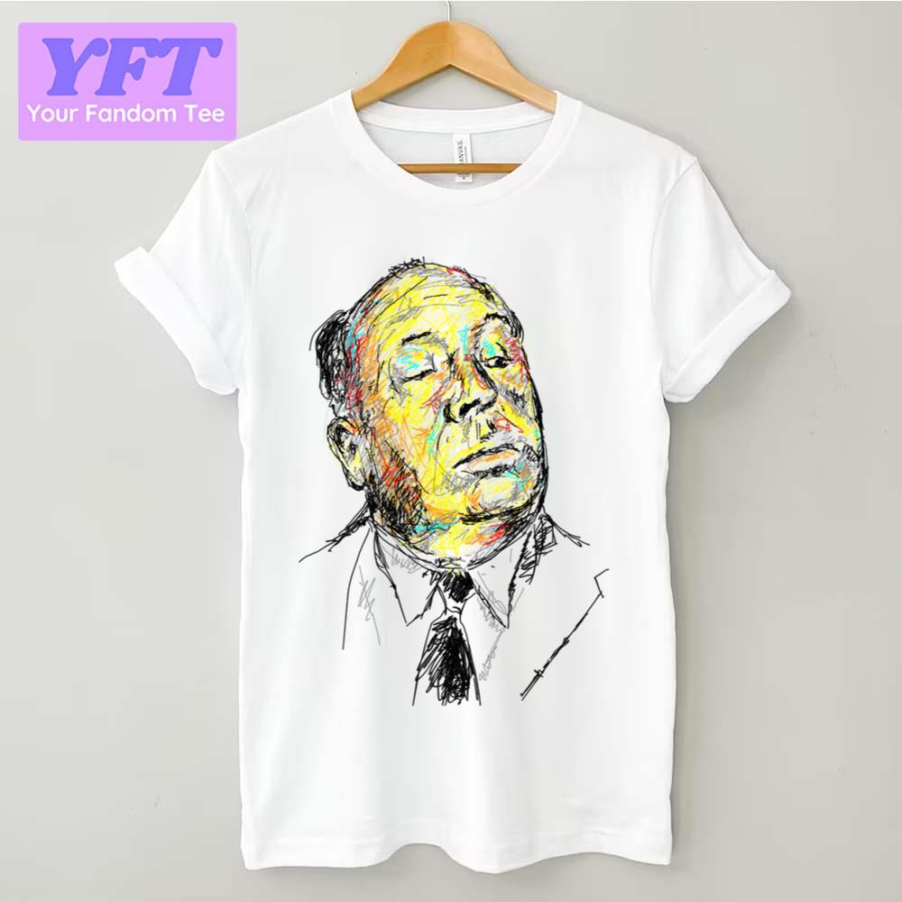 Aesthetic Design Alfred Hitchcock Unisex T-Shirt