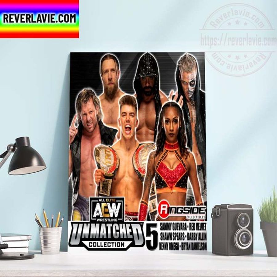AEW Unmatched Collection Series 5 Ringside Collectibles Home Decor Poster Canvas