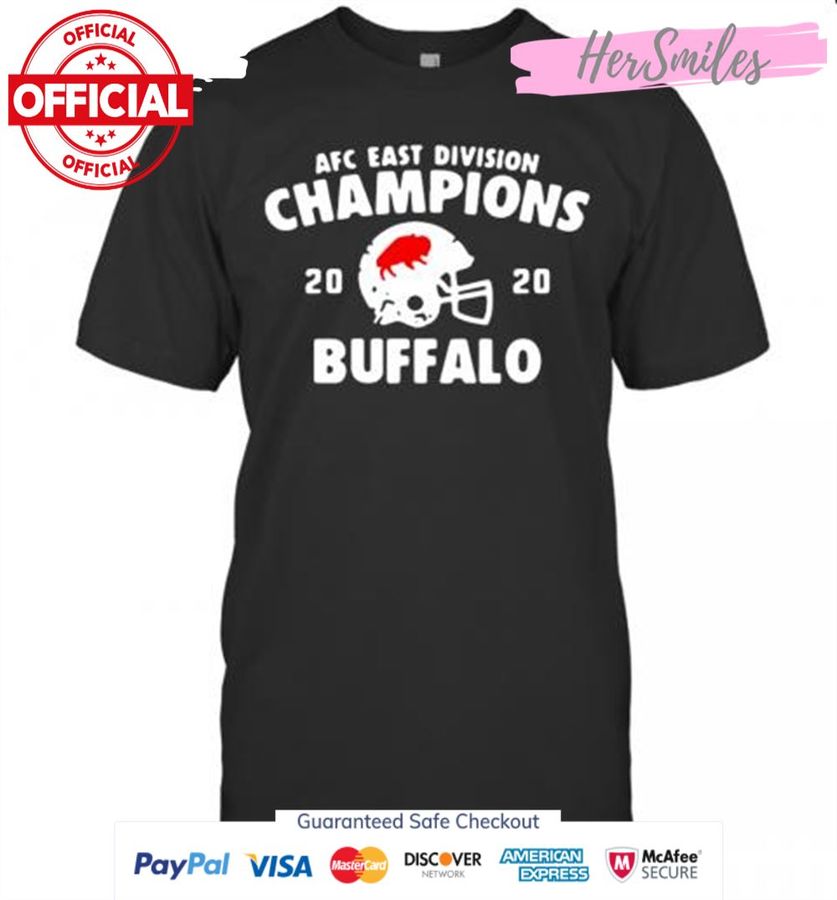 AFC East Division Champions 2020 Buffalo Bills T-Shirt