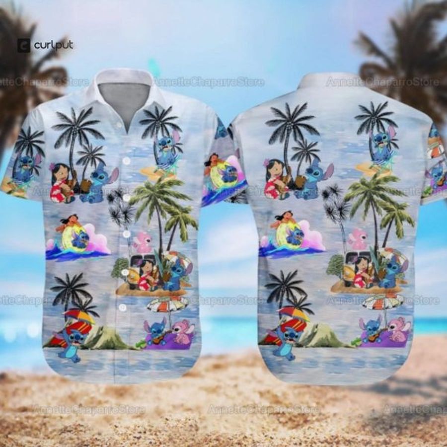 Ahola Stitch Beach Hawaiian Shirt