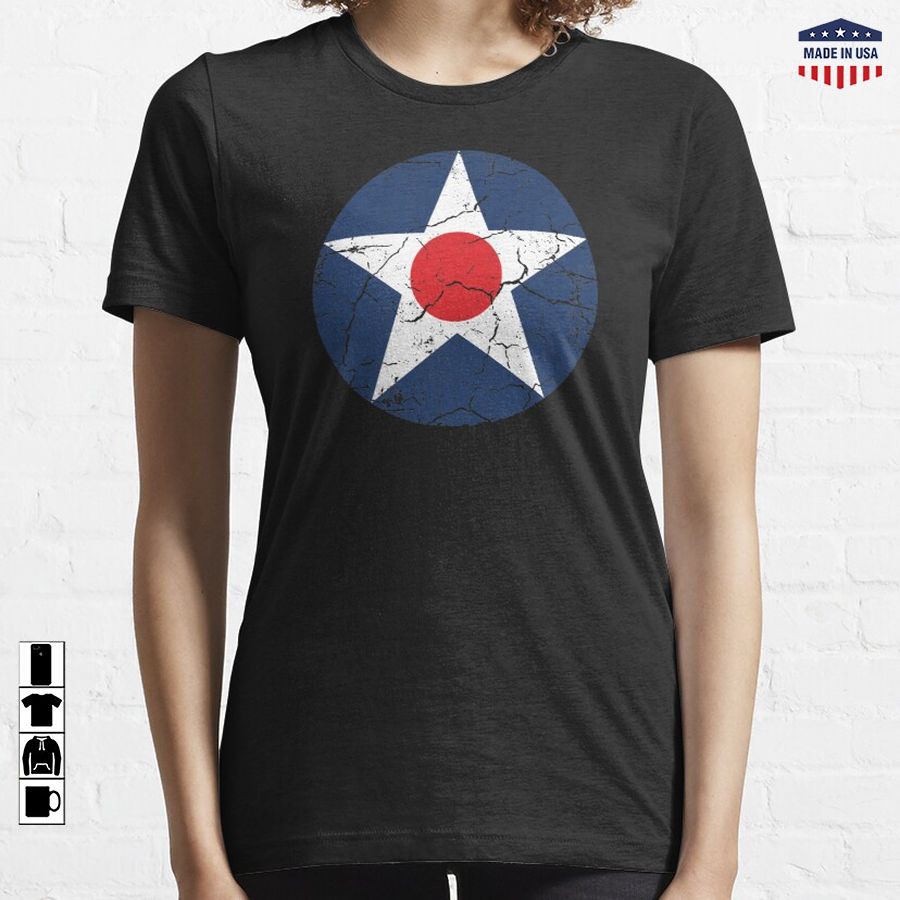 Air Force Roundel USAAC USAF Vintage Essential T-Shirt