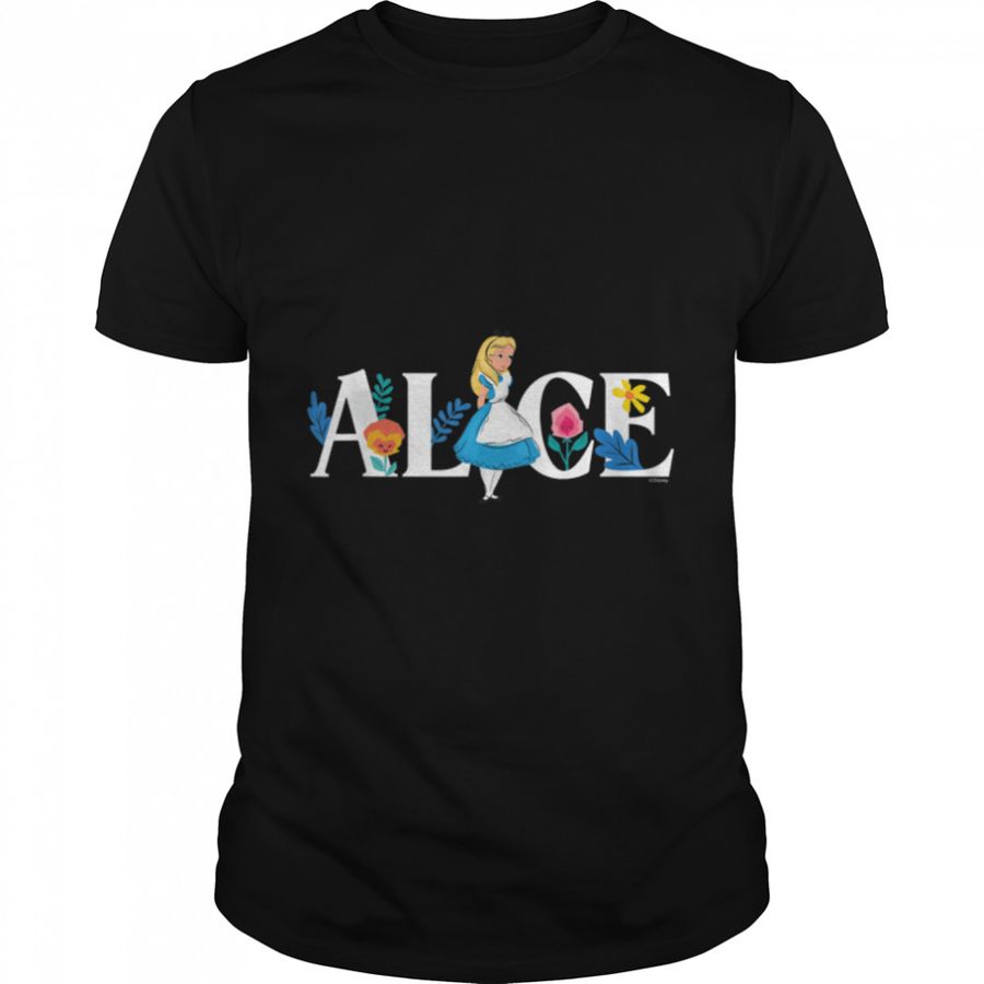 Alice in Wonderland – Floral Alice T-Shirt B09QFQ9H7V