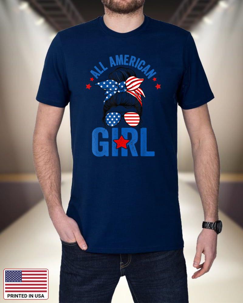 all american girls 4th of july shirt daughter messy bun usa_2 7zgKn