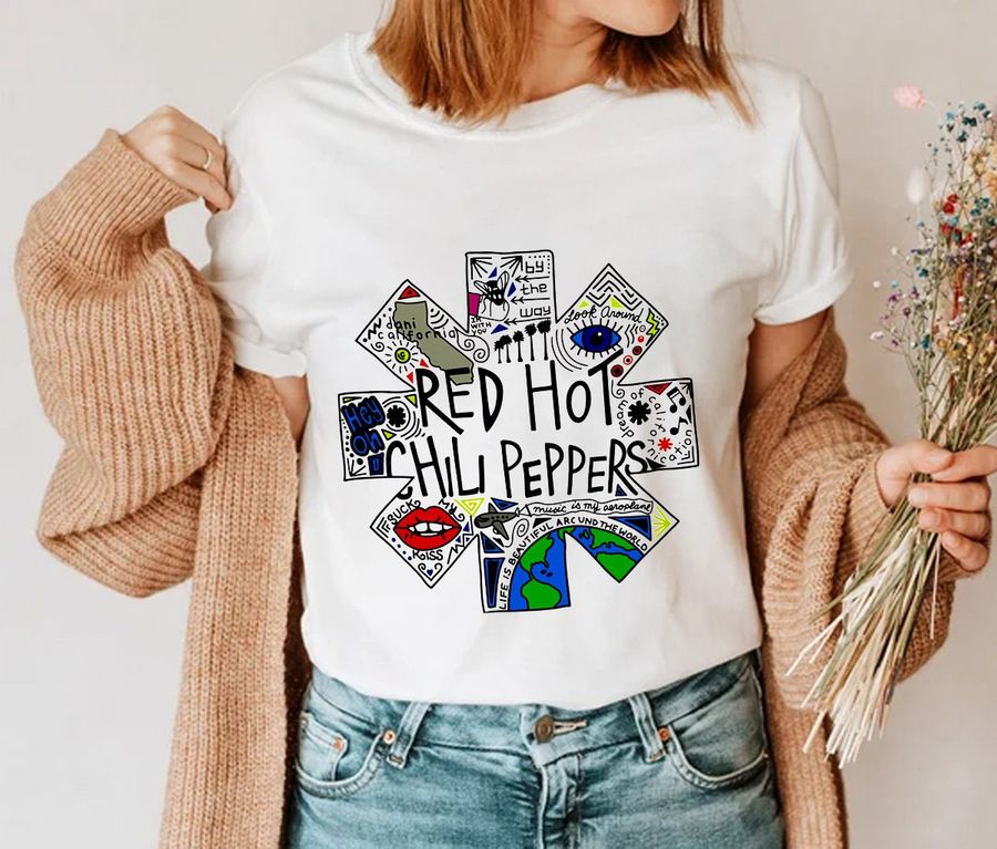All Around The World  2022 Red Hot Chili Peppers Shirt