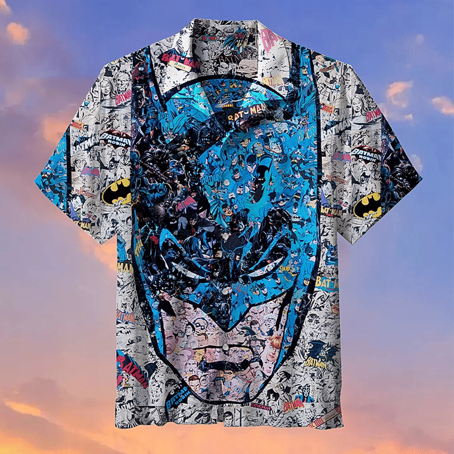 All Batman and Robin scene Hawaiian Shirt.png