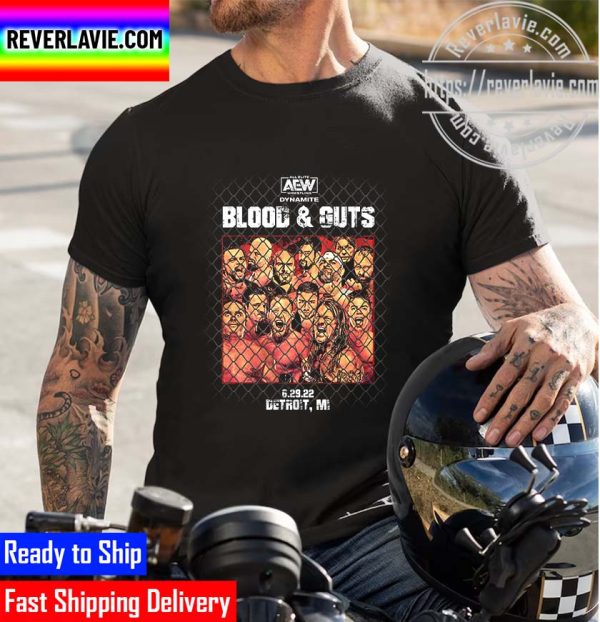 All Elite Wrestling AEW Blood and Guts 2022 Event Unisex T-Shirt