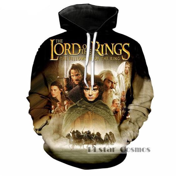 Amazing Lord Of The Rings Pullover And Zip Pered Hoodies Custom 3D Graphic Printed 3D Hoodie All Over Print Hoodie For Men For Women