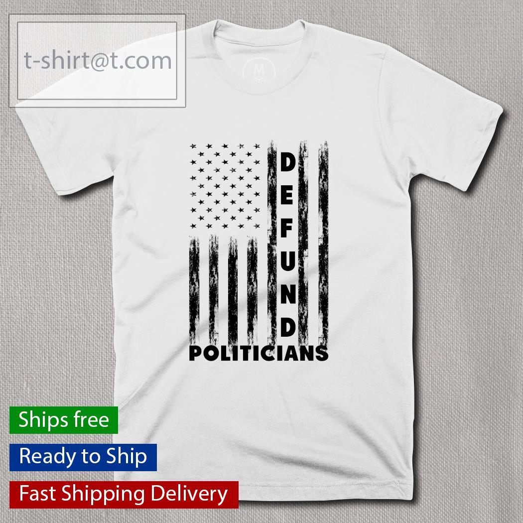 American Flag black Defend poticians shirt