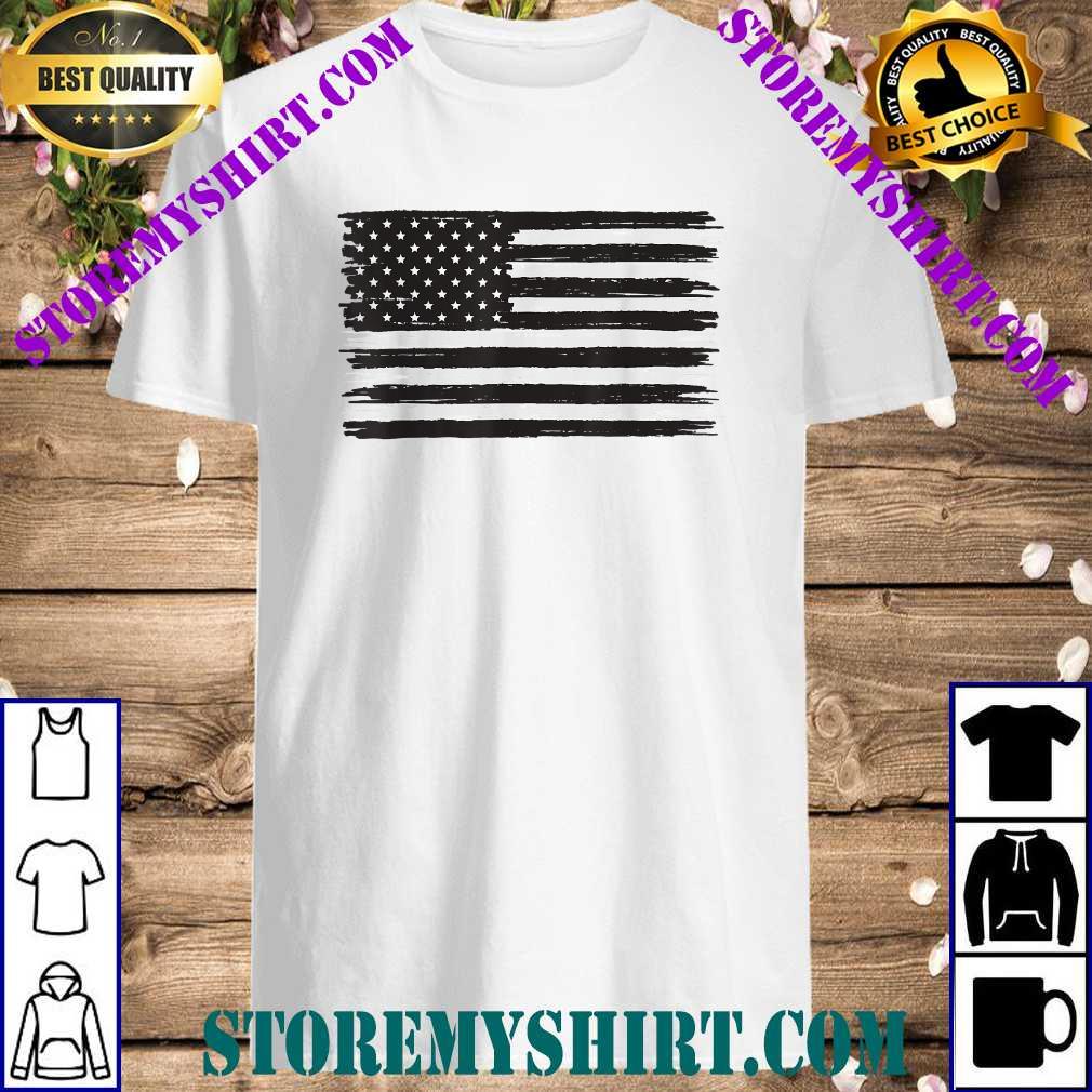 American Flag Distressed USA T-Shirt