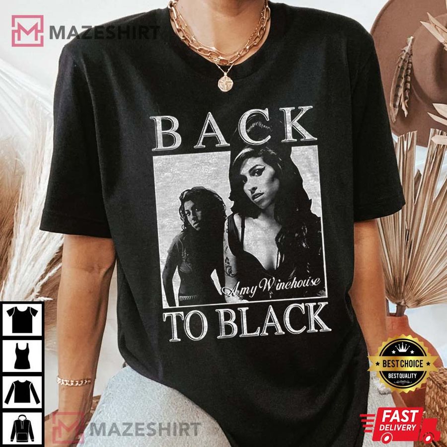 Amy Winehouse Back To Black T-Shirt