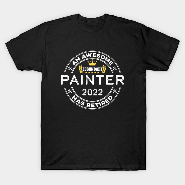 An Awesome Painter Has Retired Funny Retirement T-shirt, Hoodie, SweatShirt, Long Sleeve