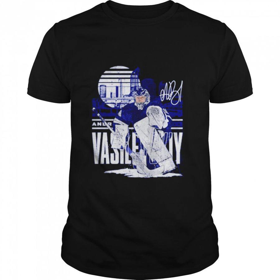 Andrei Vasilevskiy Tampa Bay Lightning Player Skyline signature shirt