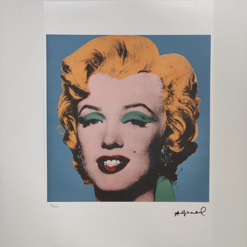 Andy Warhol MARILYN MONROE Pop Art - Certificate Leo Castelli, Pop Art Wall Art