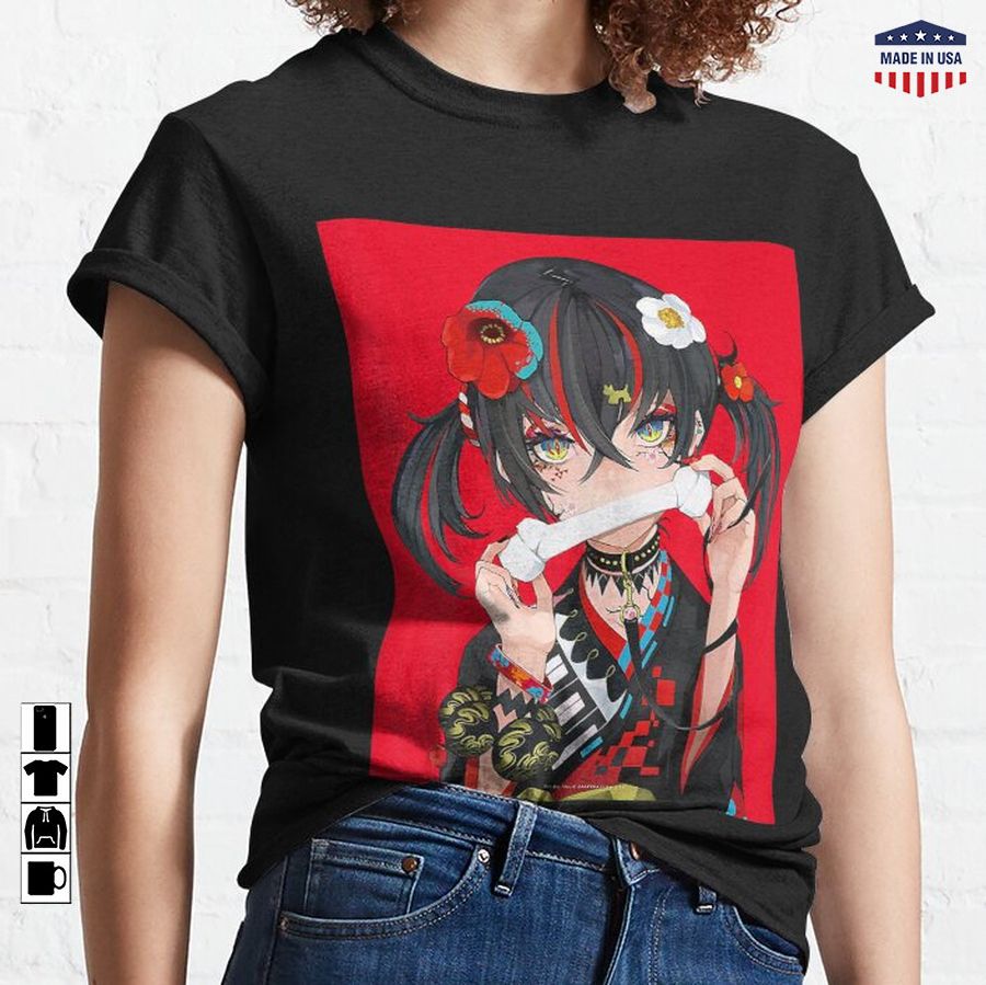 Anime Girl Japanese Aesthetic anime Otaku Classic T-Shirt