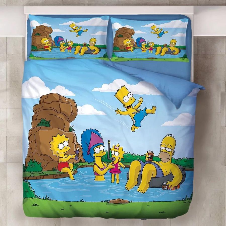 Anime The Simpsons Homer J. Simpson #1 Duvet Cover Quilt