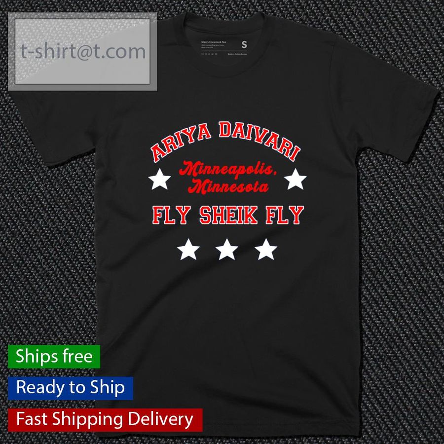 Ariya Daivari Minneapolis Minnesota Fly Sheik Fly shirt