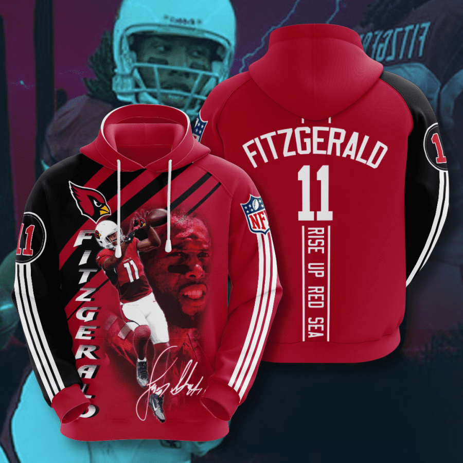 Arizona Cardinals Larry Fitzgerald 3D Hoodie For Men For Women All Over Printed Hoodie