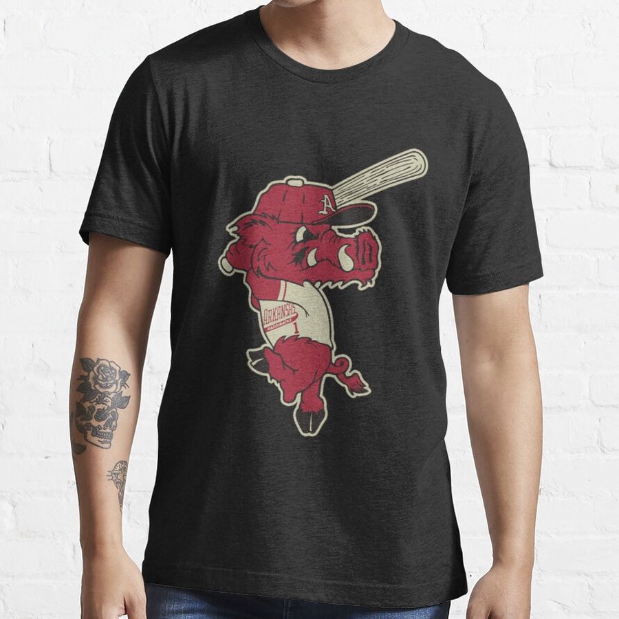 Arkansas Baseball Sticker Essential T-Shirt