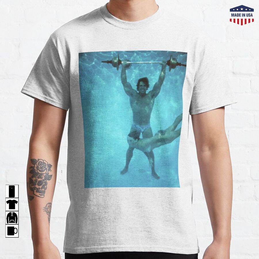 Arnold Schwarzenegger Under Water Classic T-Shirt