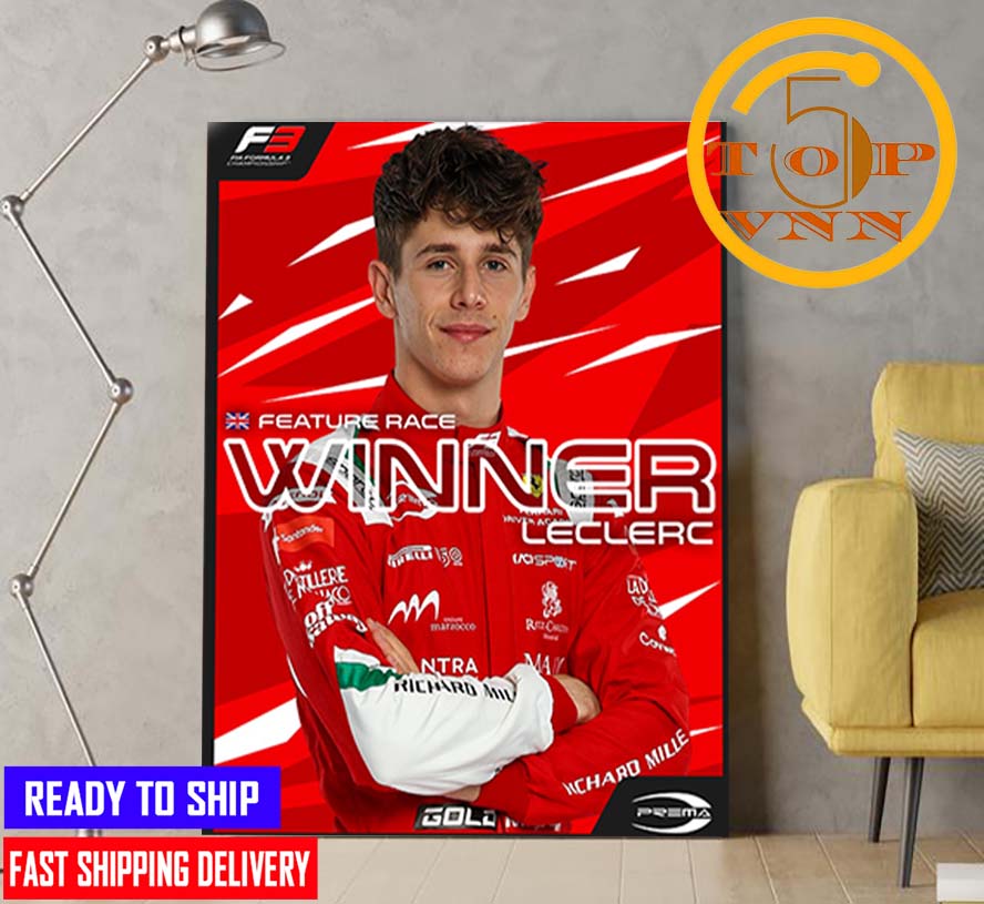 Arthur Leclerc Winner British GP F3 Home Decoration Poster Canvas