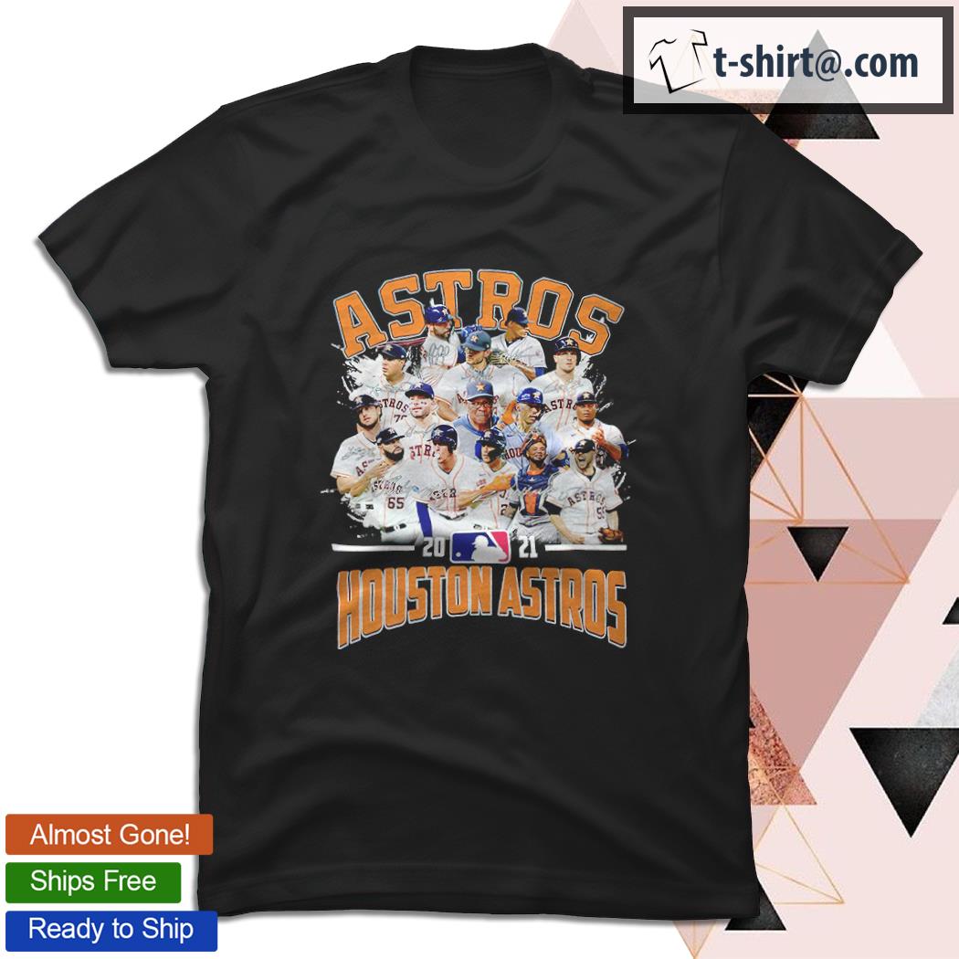 Astros 2021 Houston Astros signatures shirt