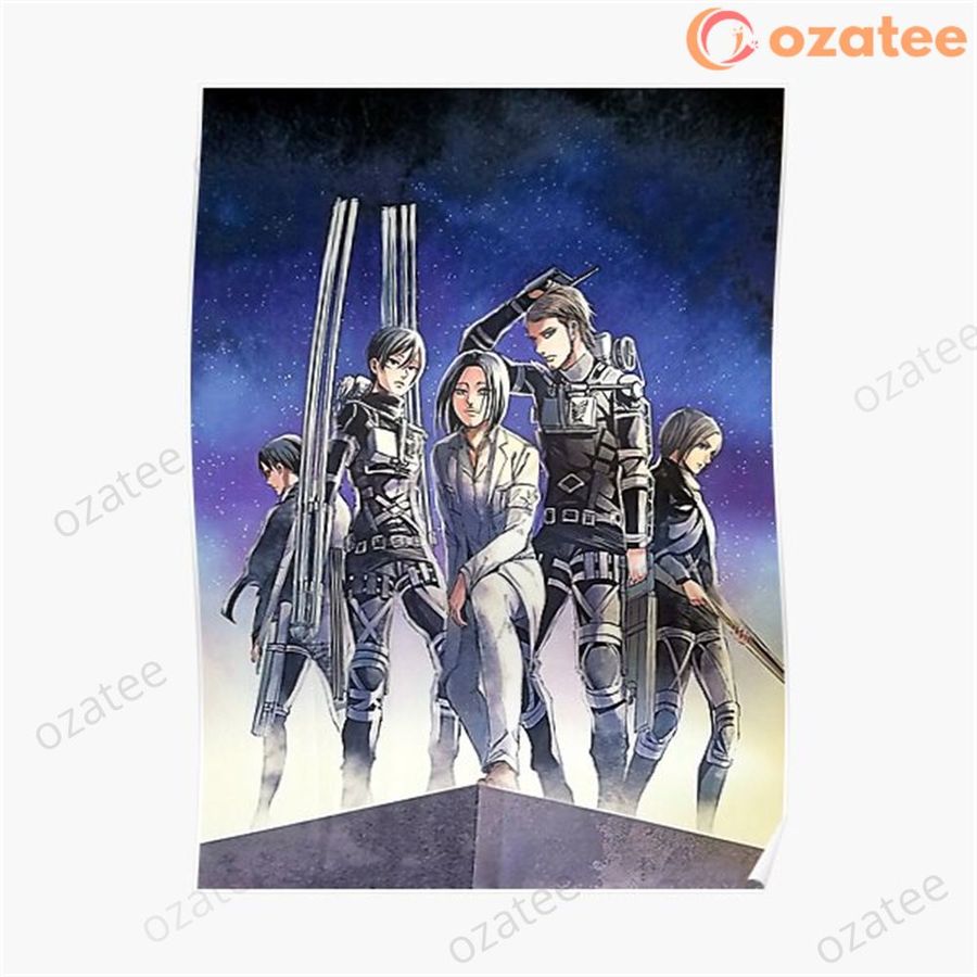 Attack On Titan Manga Cover Poster Print Home Printing Gift Canvas