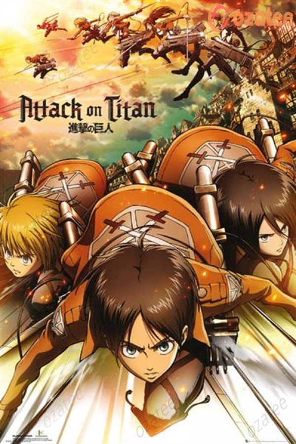 Attack On Titan Poster Living Room Decoration Poster Gift