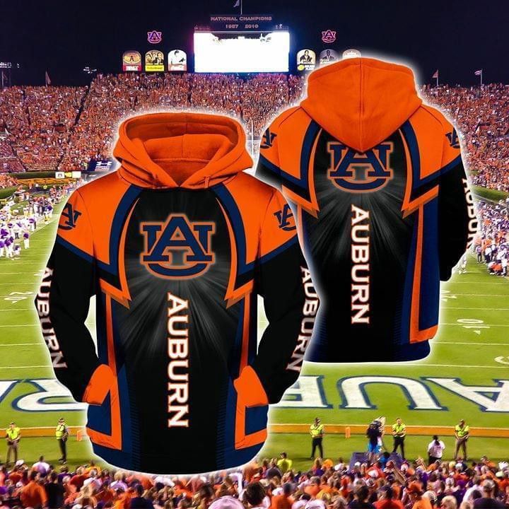 Auburn Tigers Fan Pullover And Zippered Hoodies Custom 3D Graphic Printed 3D Hoodie All Over Print Hoodie For Men For Women