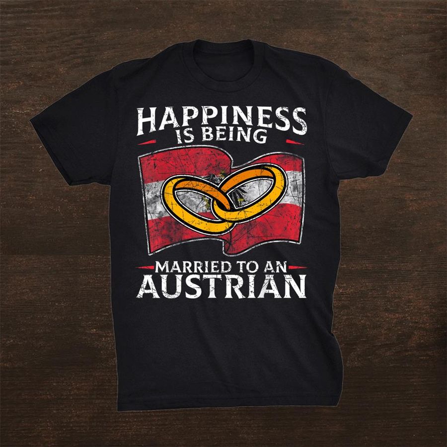 Austria Marriage Flag Married Shirt