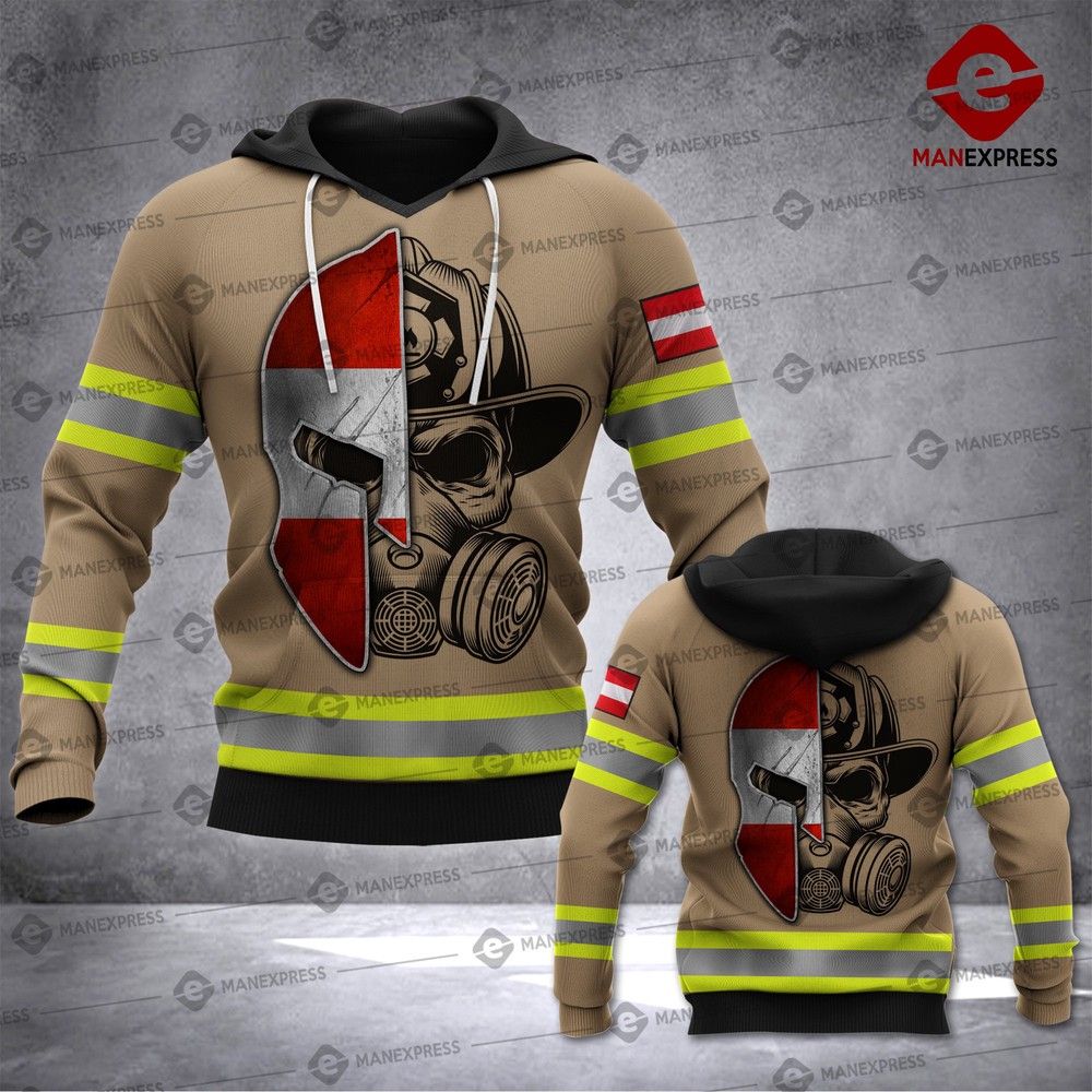 Austrian Firefighter 3D Hoodie For Men For Women All Over Printed Hoodie