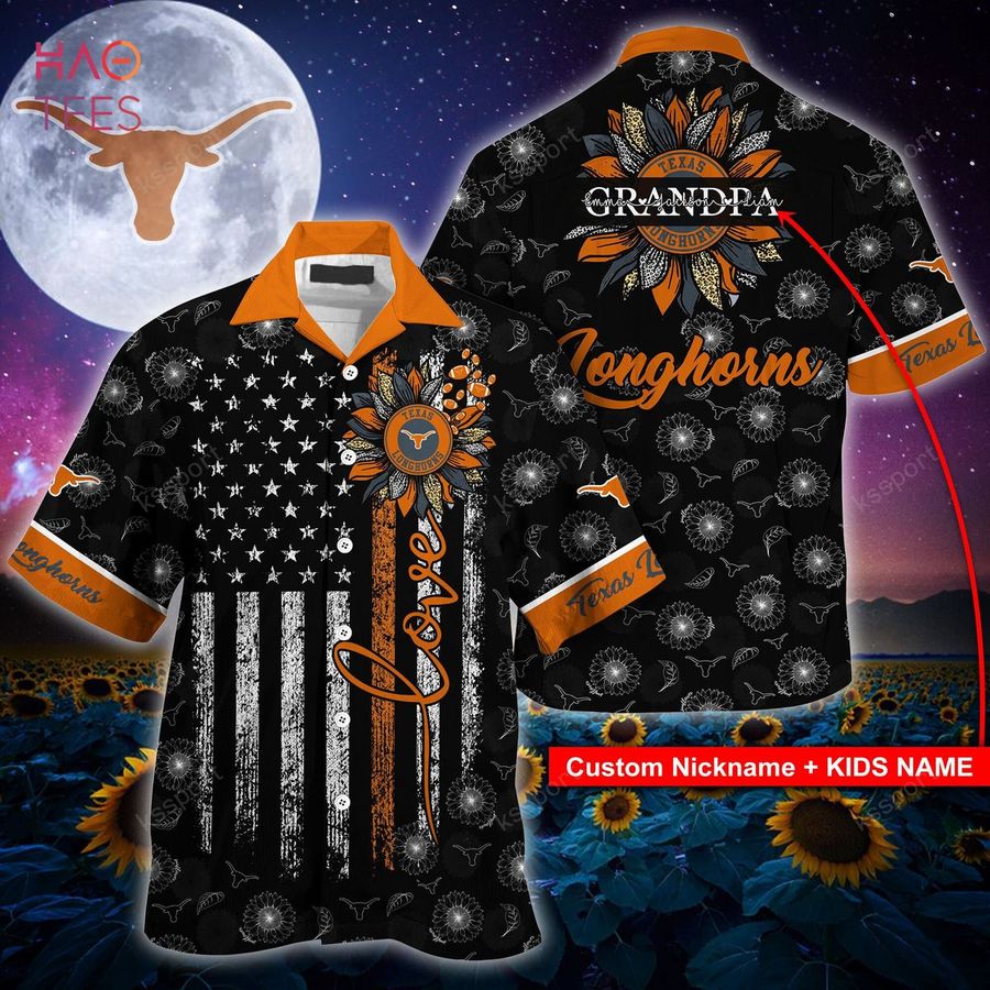 [Available] Texas Longhorns  Hawaiian Shirt  – YZ71