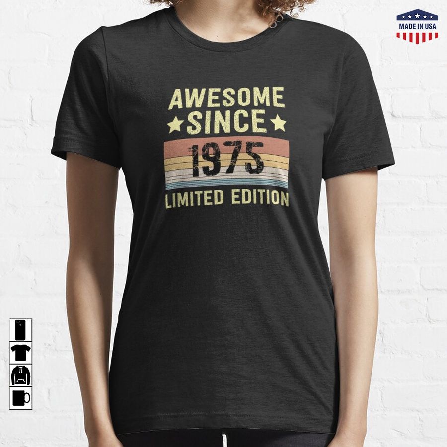 Awesome Since 1975 Birthday  Essential T-Shirt