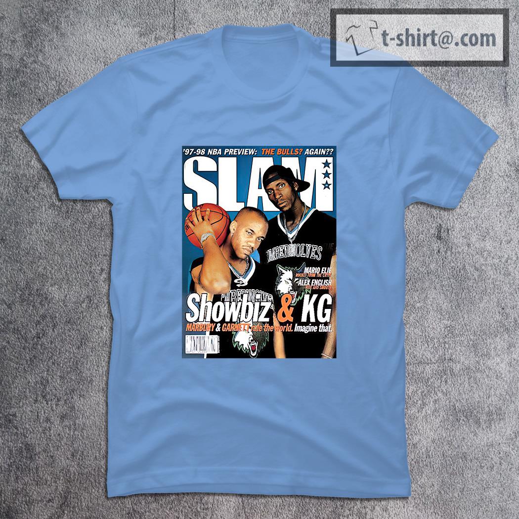 Awesome slam Stephon Marbury Kevin Garnett Showbiz KG shirt