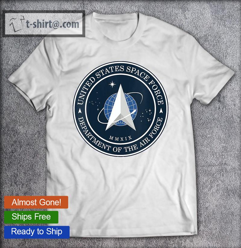 Awesome womens Official Ussf United States Space Force Trump Logo T-shirt