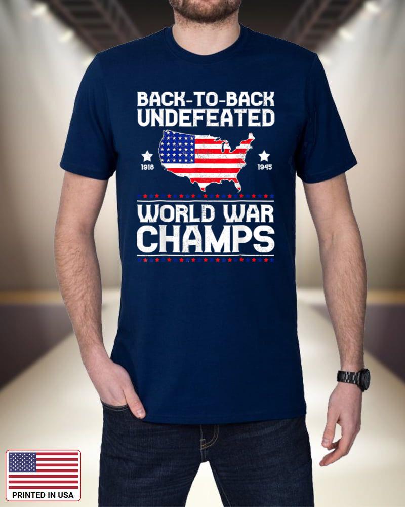 Back To Back Undefeated World War Champs 4th Of July aZTlx