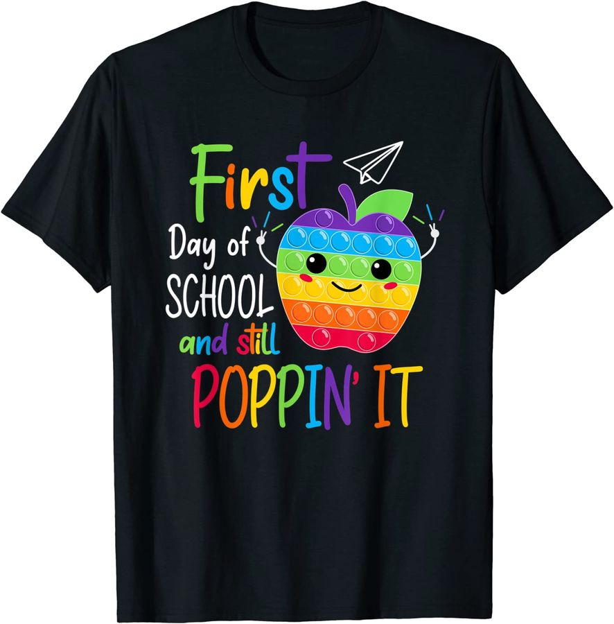 Back To School Teacher Kids Happy First Day Of School Pop It