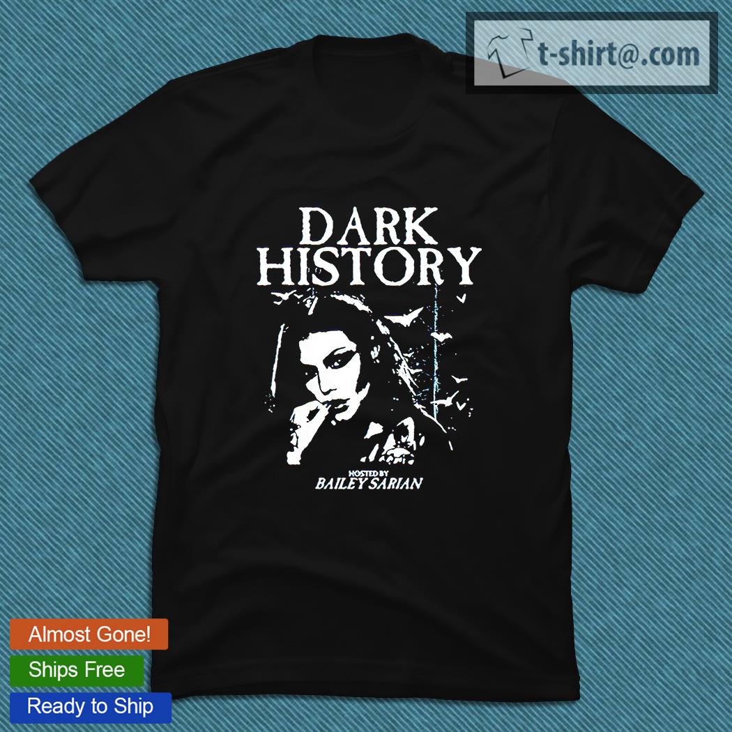Bailey Sarian dark history black crewneck T-shirt